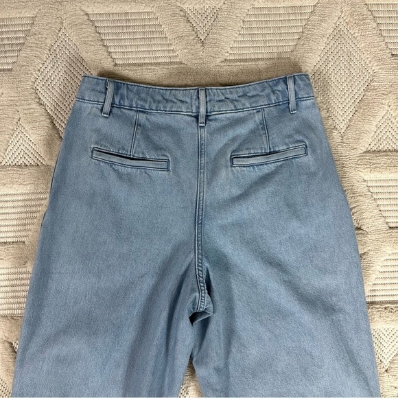 Aritzia Wilfred Free Jeans Sz 8 High Waist Wide Leg - Picture 14 of 15